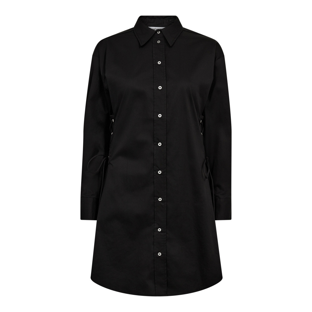 Poppy Eyelet Tie Shirt Dress