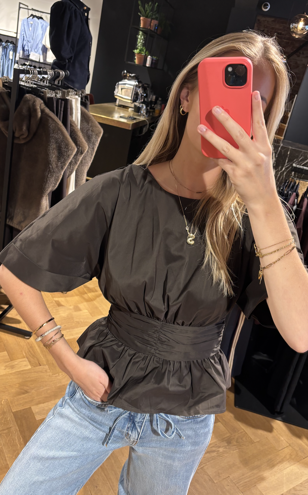 Annegret Poplin Blouse