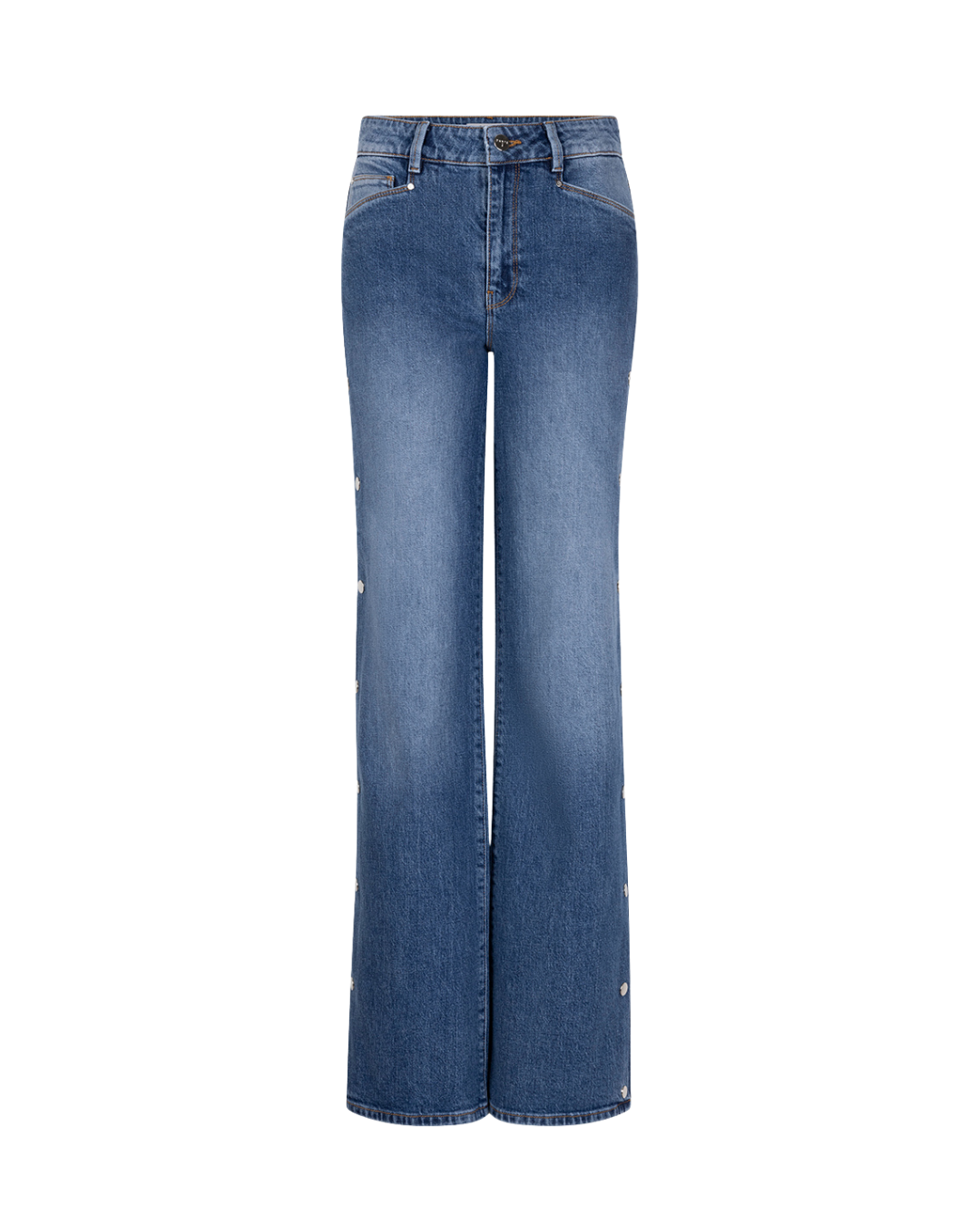 Dante 6 Belvina button up wide leg jeans