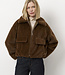 Entity faux fur bomber jacket