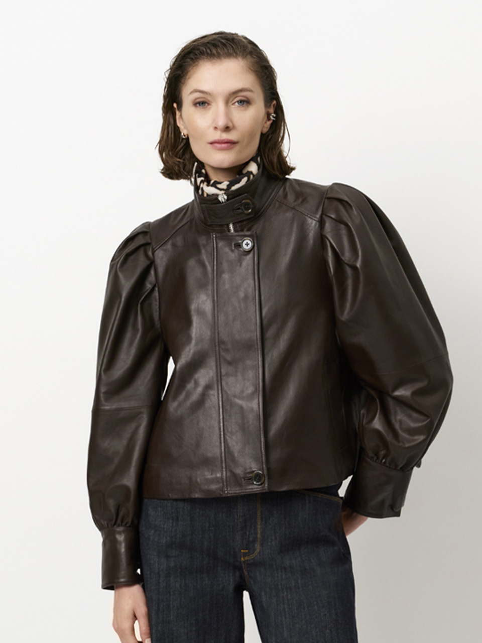 Dante 6 Kyrilo cropped leather jacket