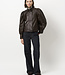 Kyrilo cropped leather jacket