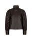 Kyrilo cropped leather jacket