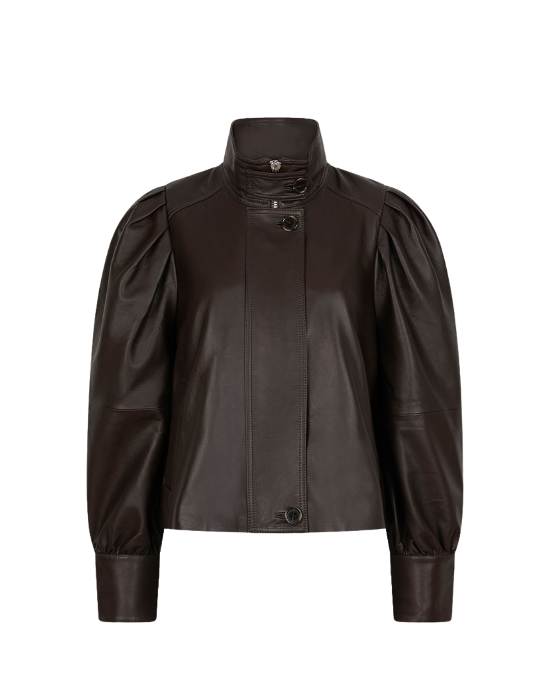 Kyrilo cropped leather jacket