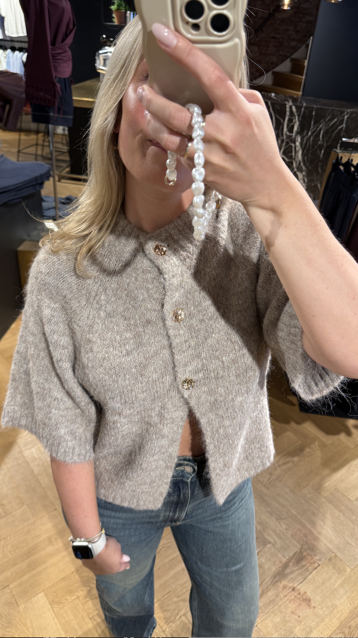 Benuta Fluffy Knit Cardigan