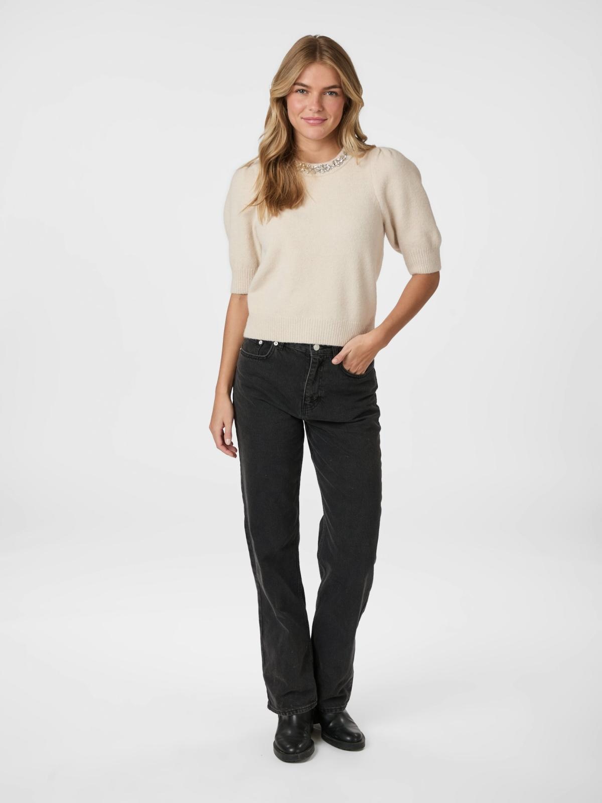 Maia Stone Knit Blouse