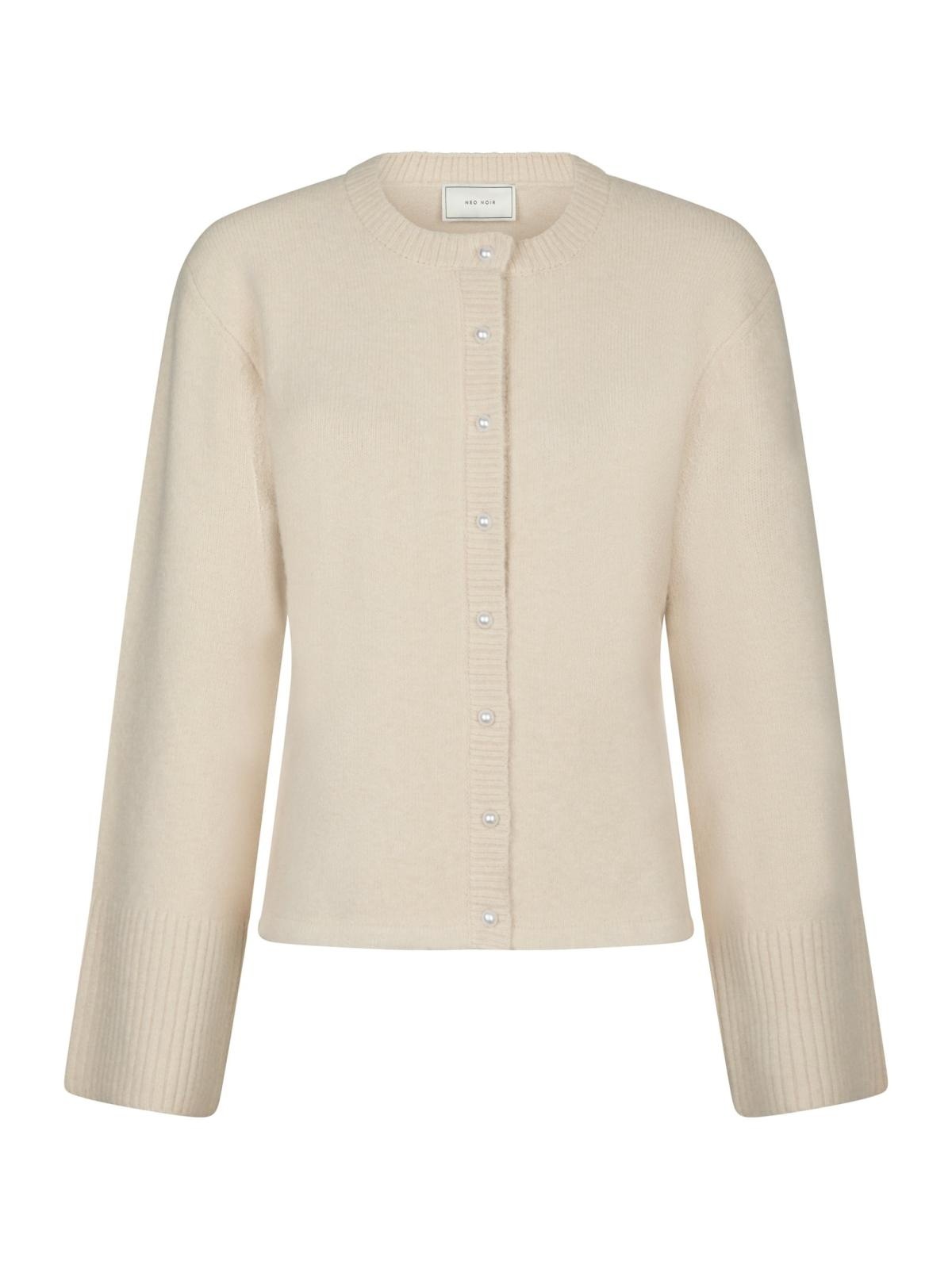 Neo Noir Mixie Knit Cardigan – Ivory | Fresh Tilburg - Fresh Tilburg