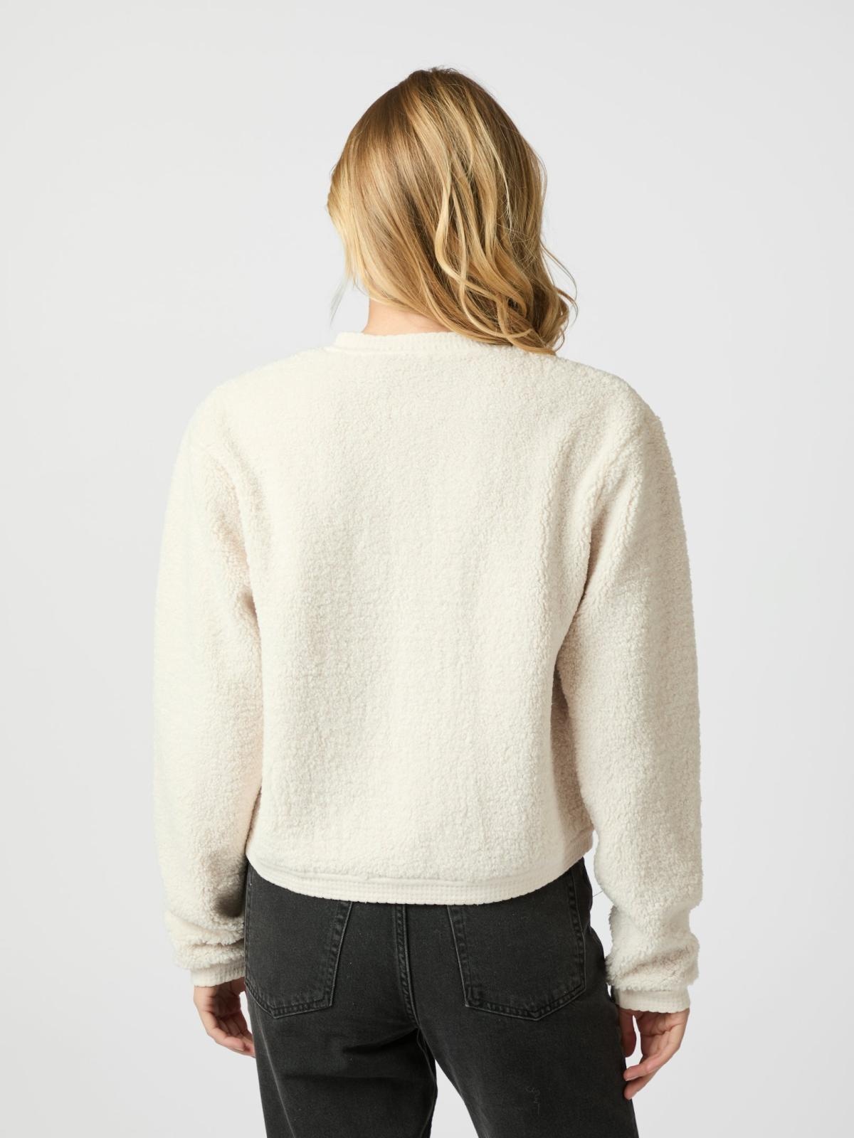 Limo Fluffy Knit Cardigan