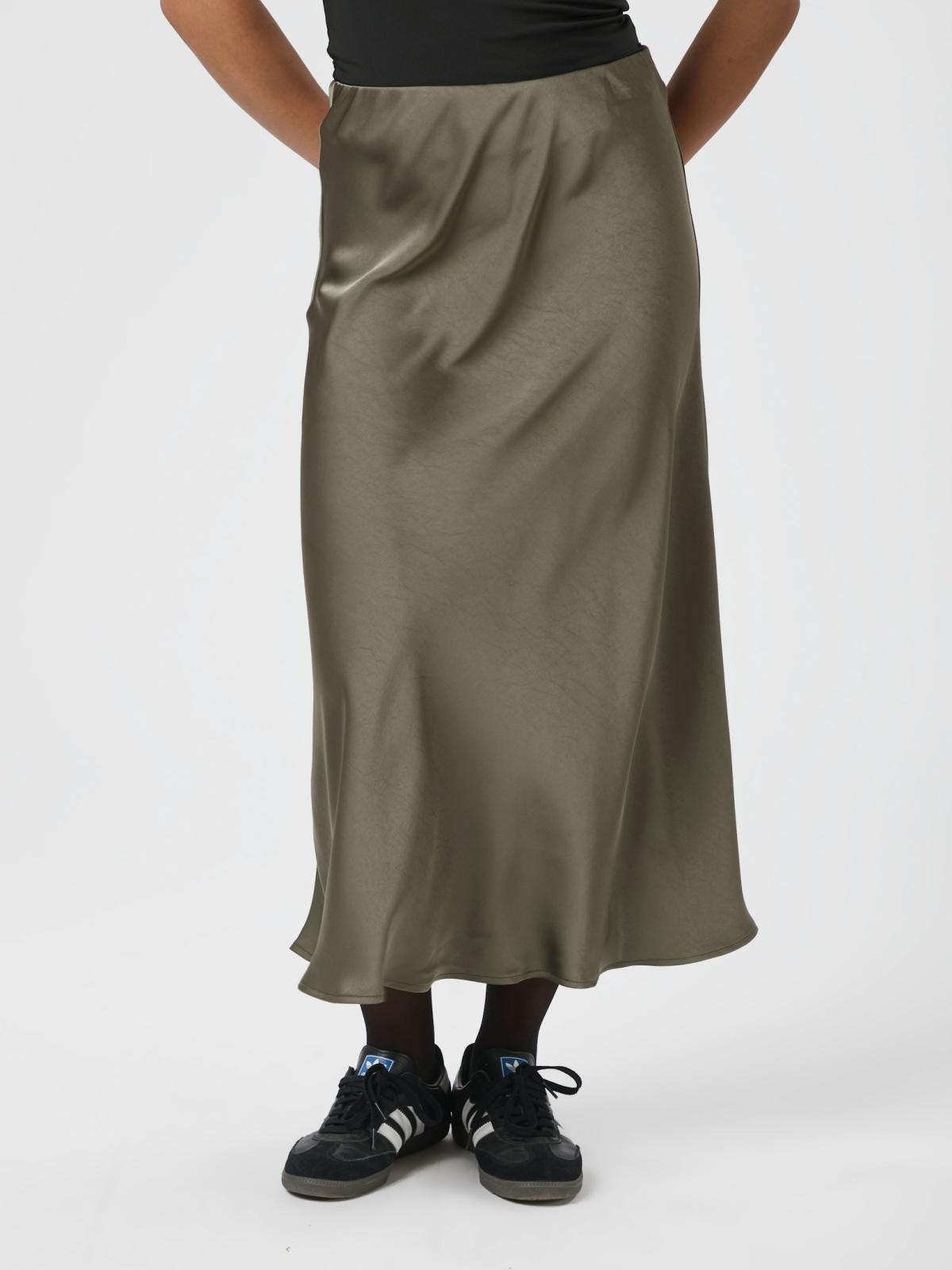 Bovary satin skirt
