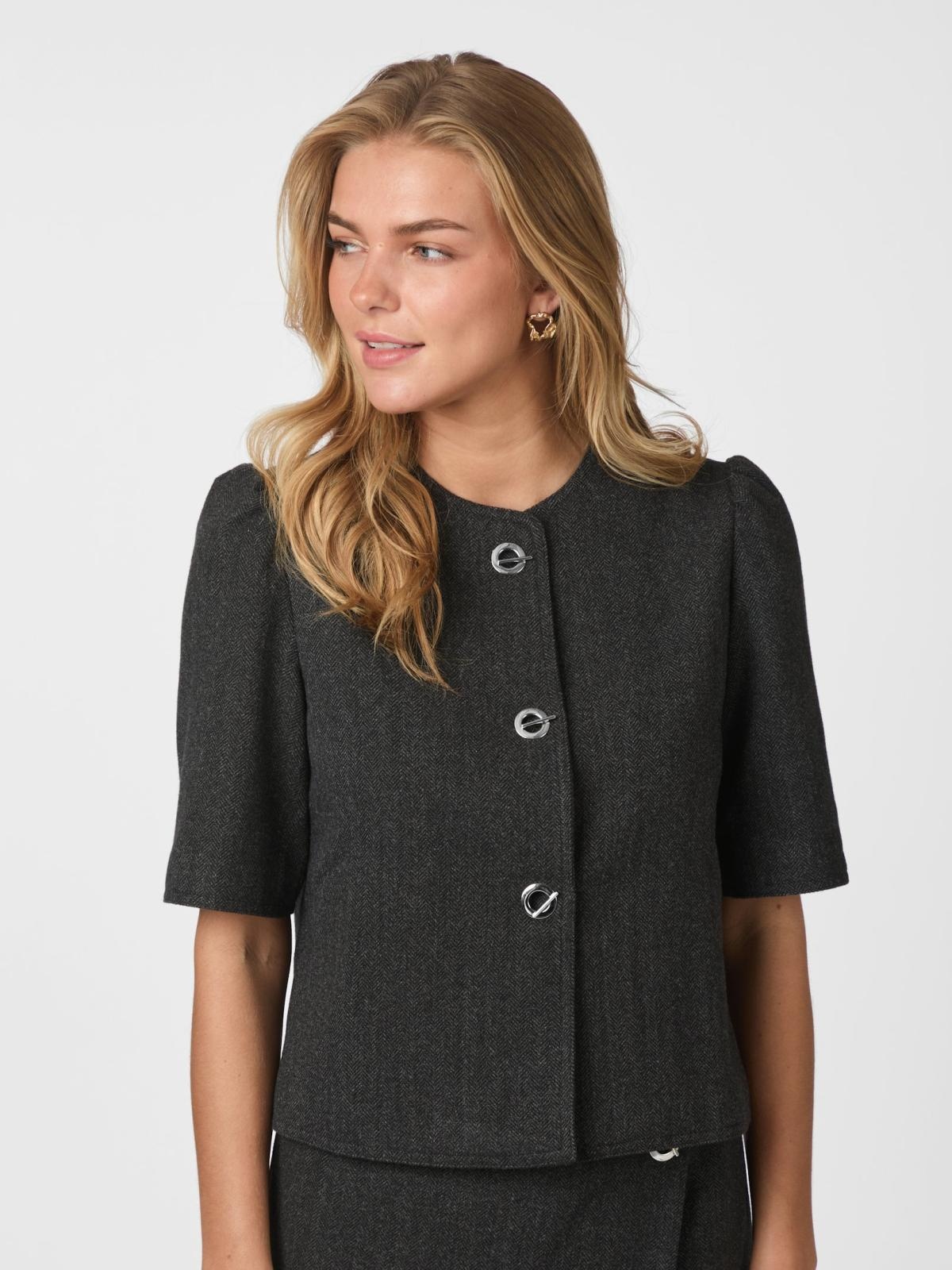 Xanthe Herringbone Blazer