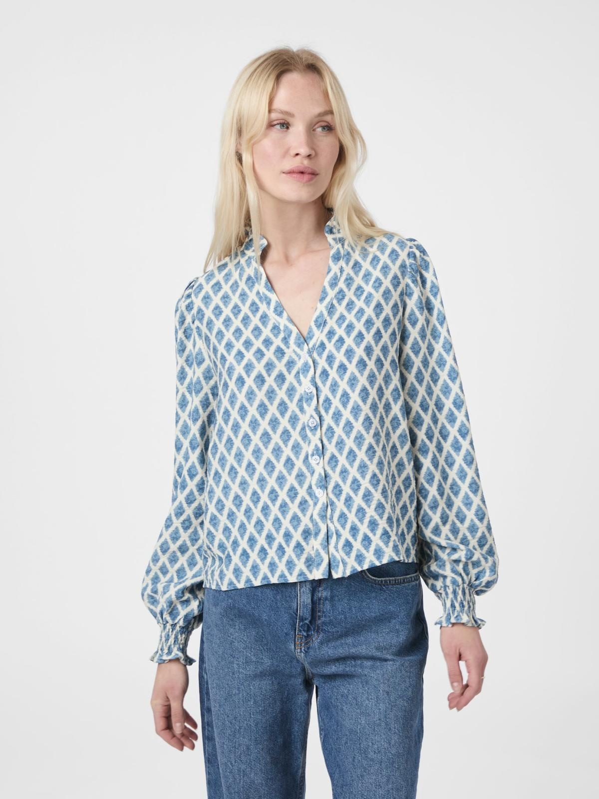 Delsie Print Blouse