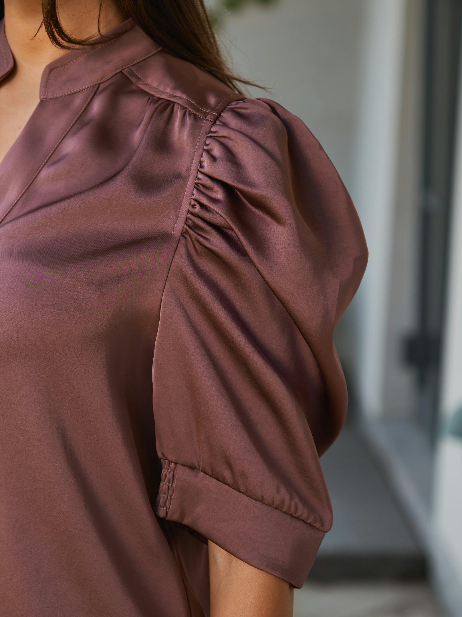 Roella Heavy Sateen Blouse