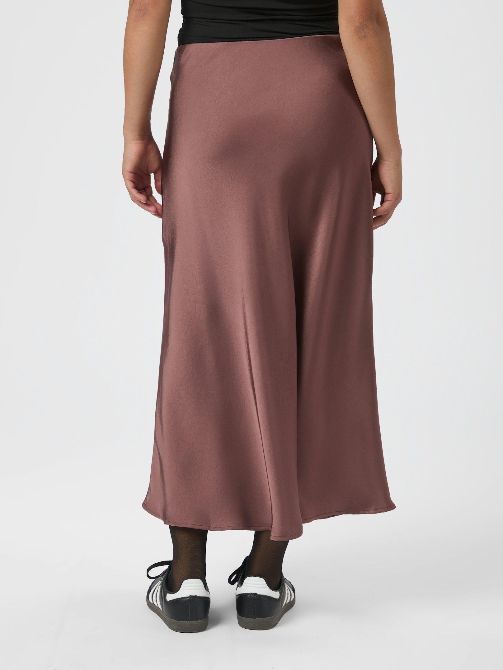 Bovary satin skirt