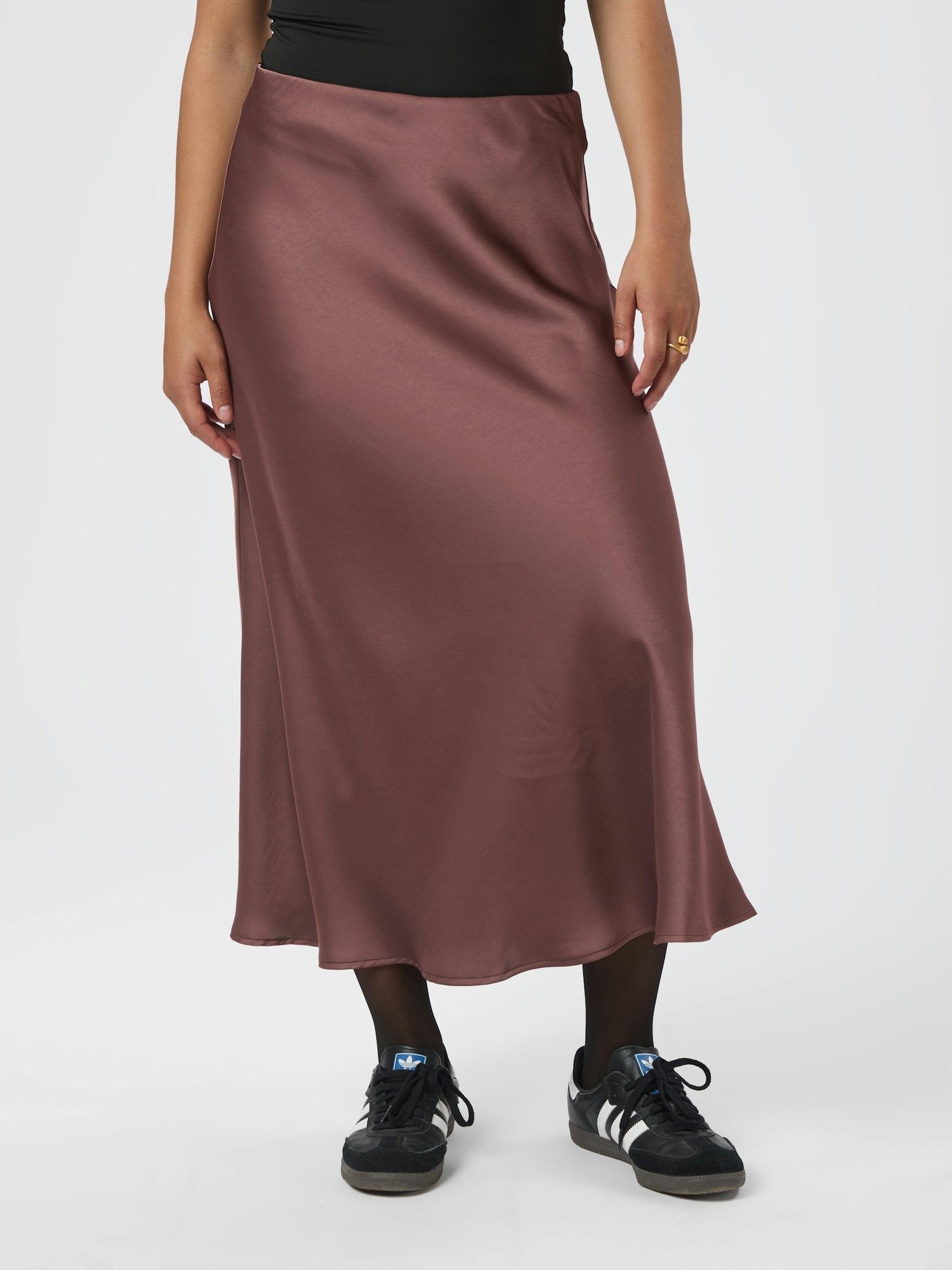 Bovary satin skirt