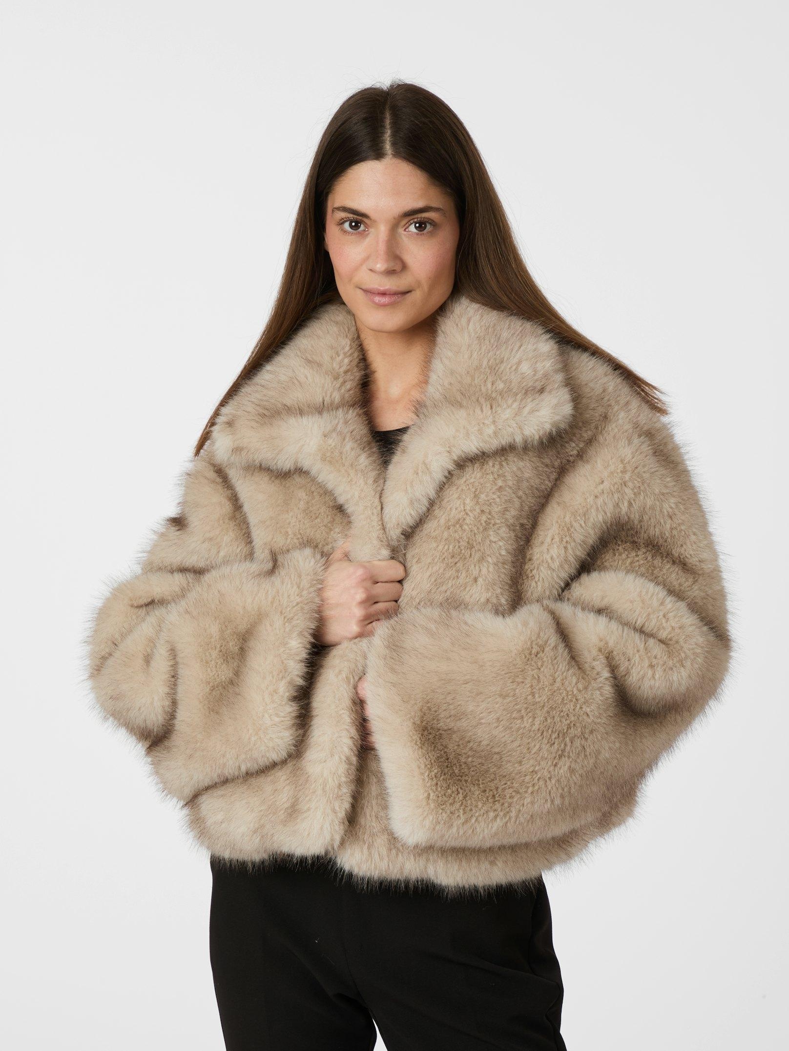 Neo Noir Steff Faux Fur Jacket