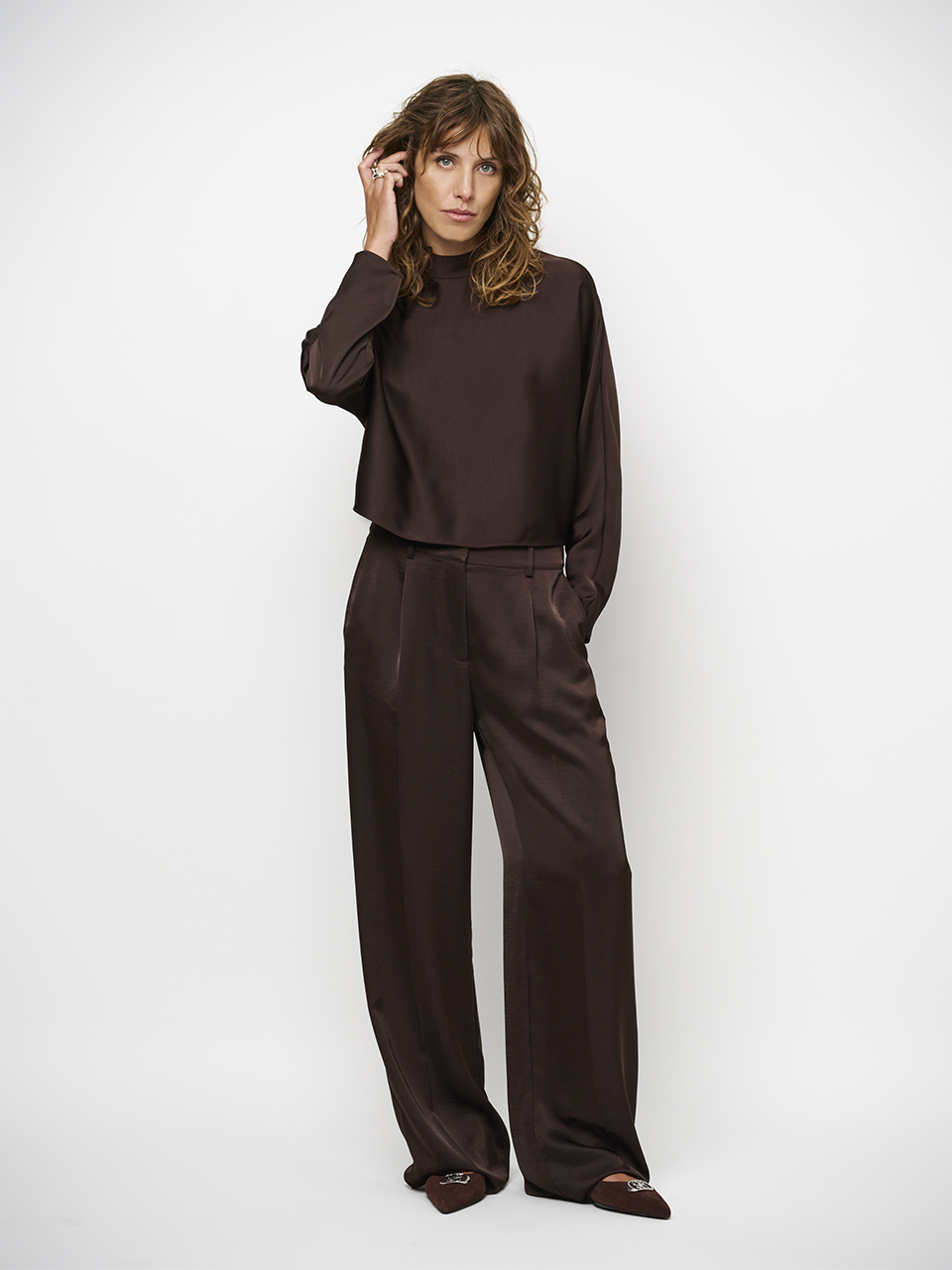 Jules Satin Smart Pants