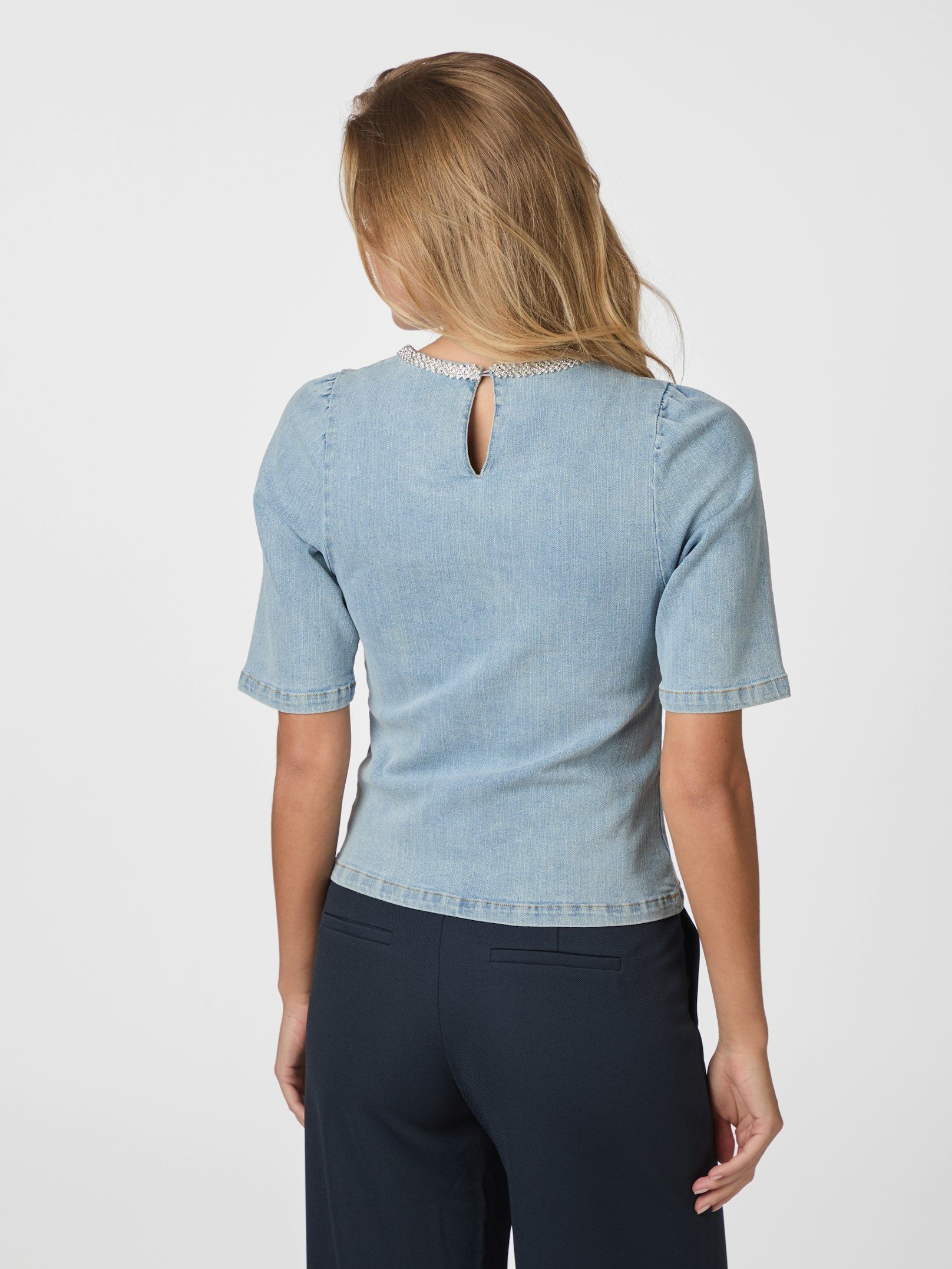 Rosia Denim Emb Top