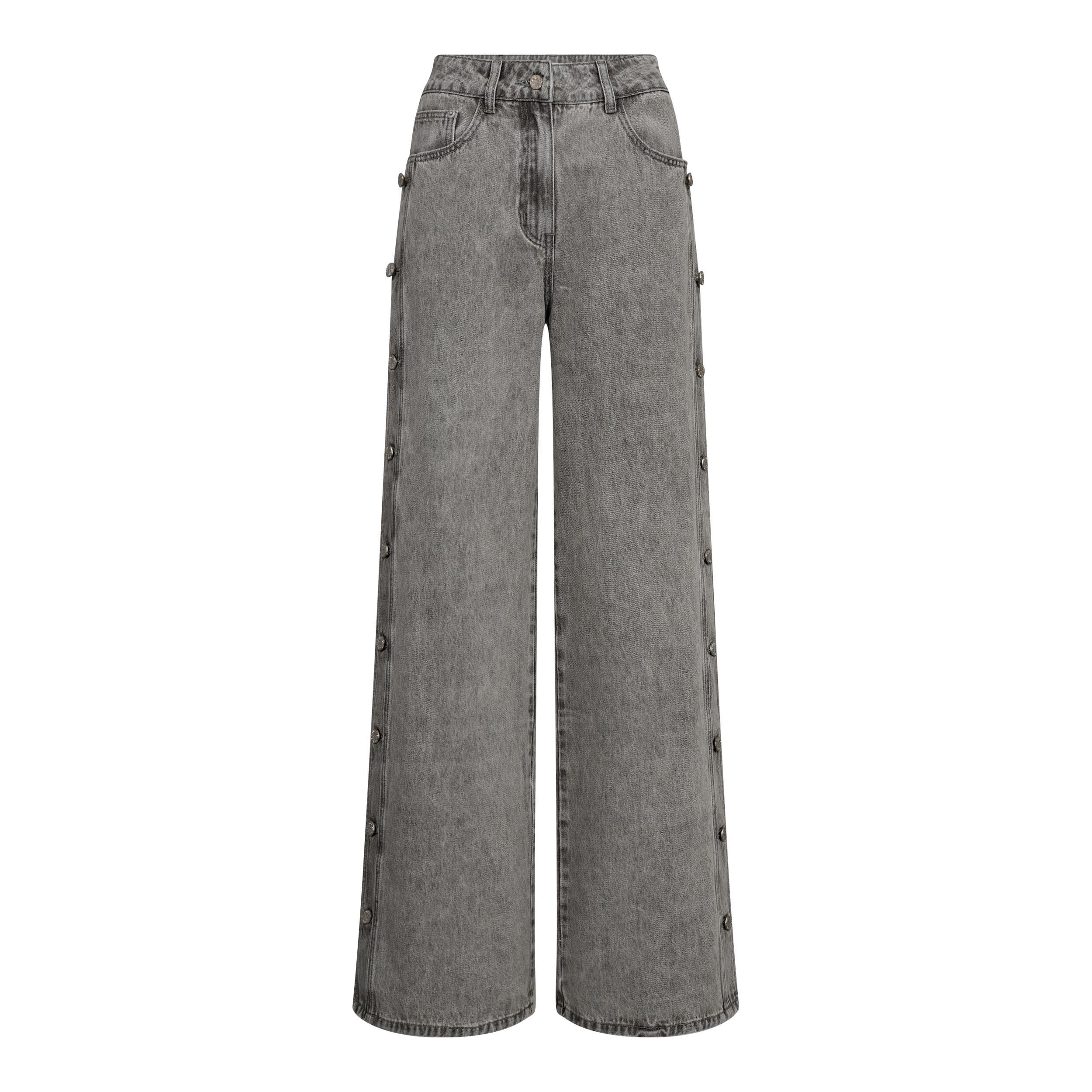 Haute L' Amitié Side Panel Button Tall Jeans