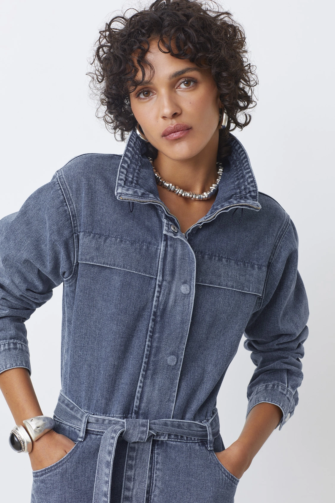 Tony denim jumpsuit