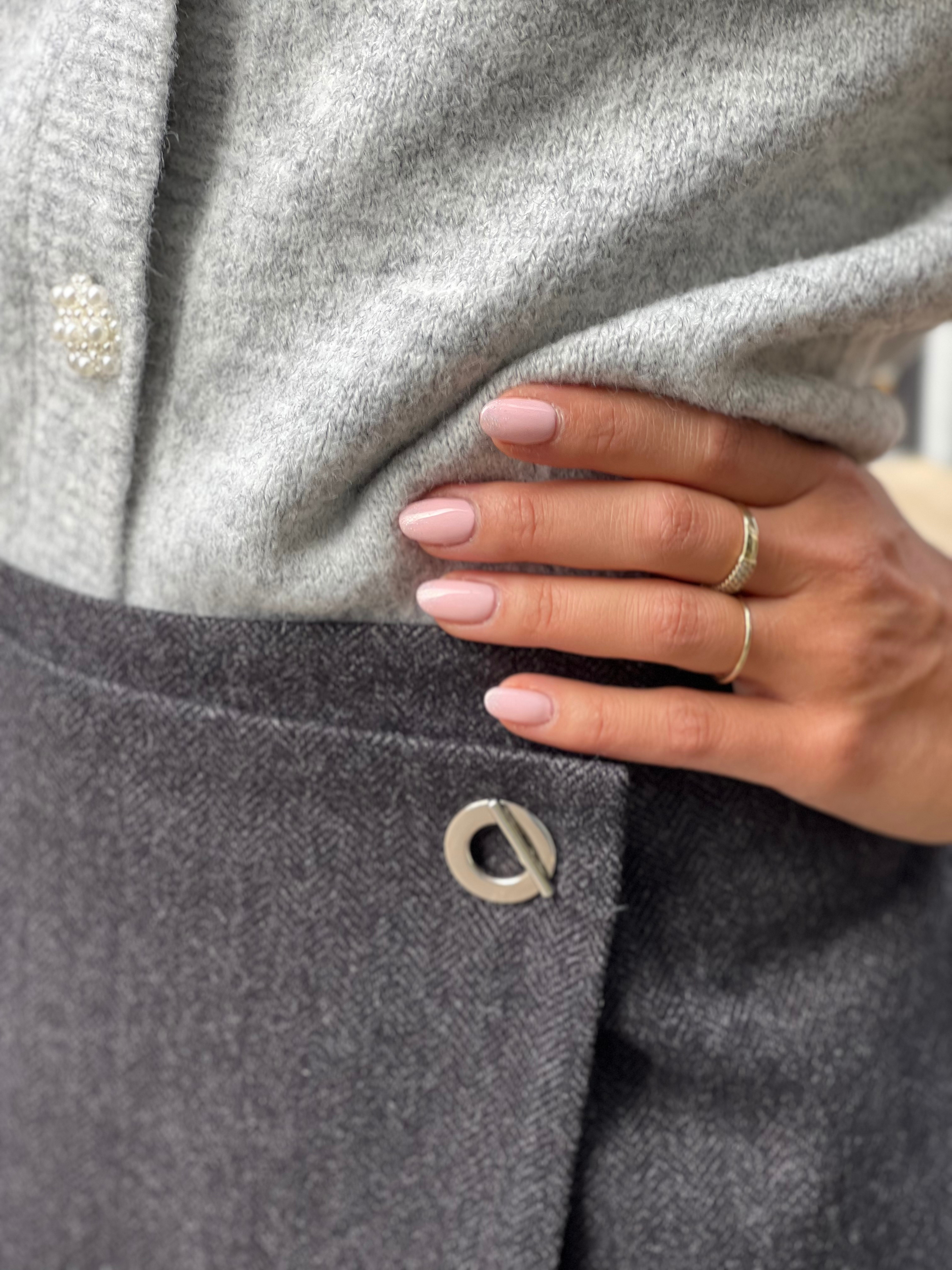 Marisi Herringbone Skirt