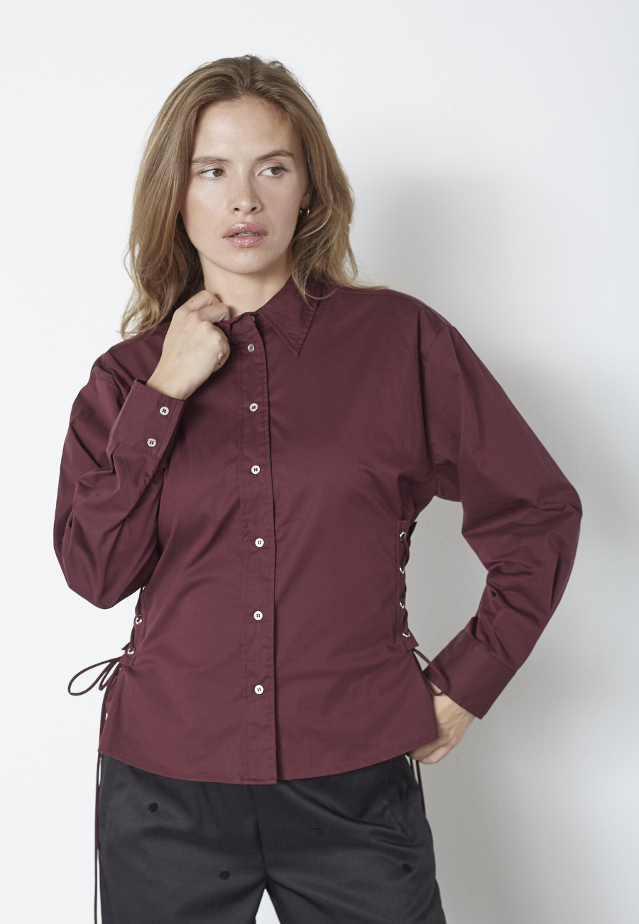 Co'couture Poppy Eyelet Tie Shirt