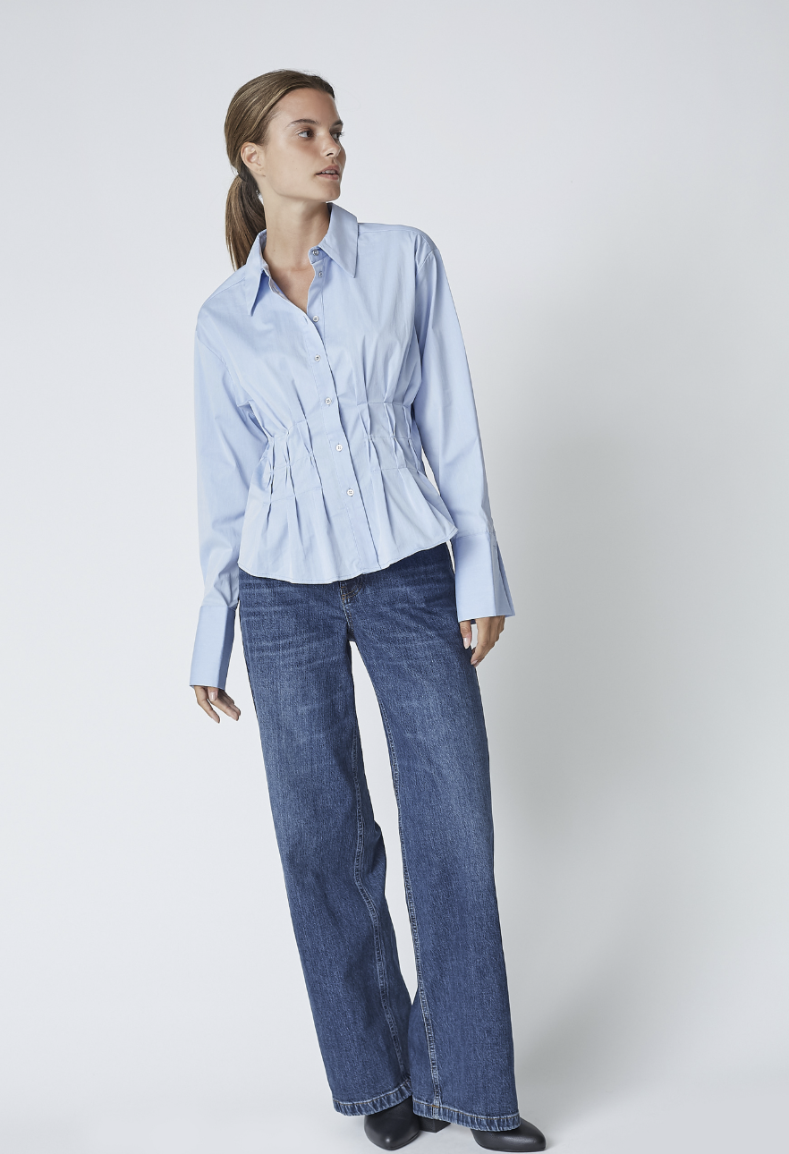 Poppy Pleat Waist Shirt