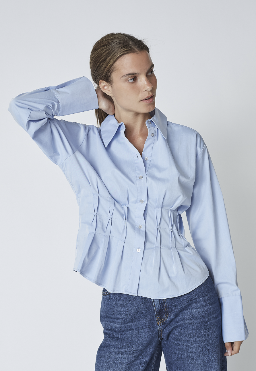 Poppy Pleat Waist Shirt