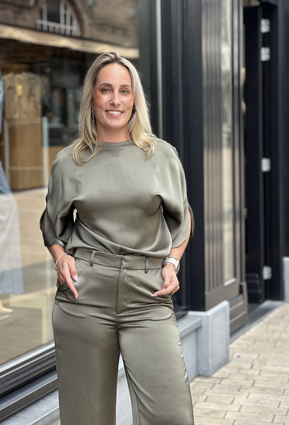 Liora Heavy Sateen Blouse