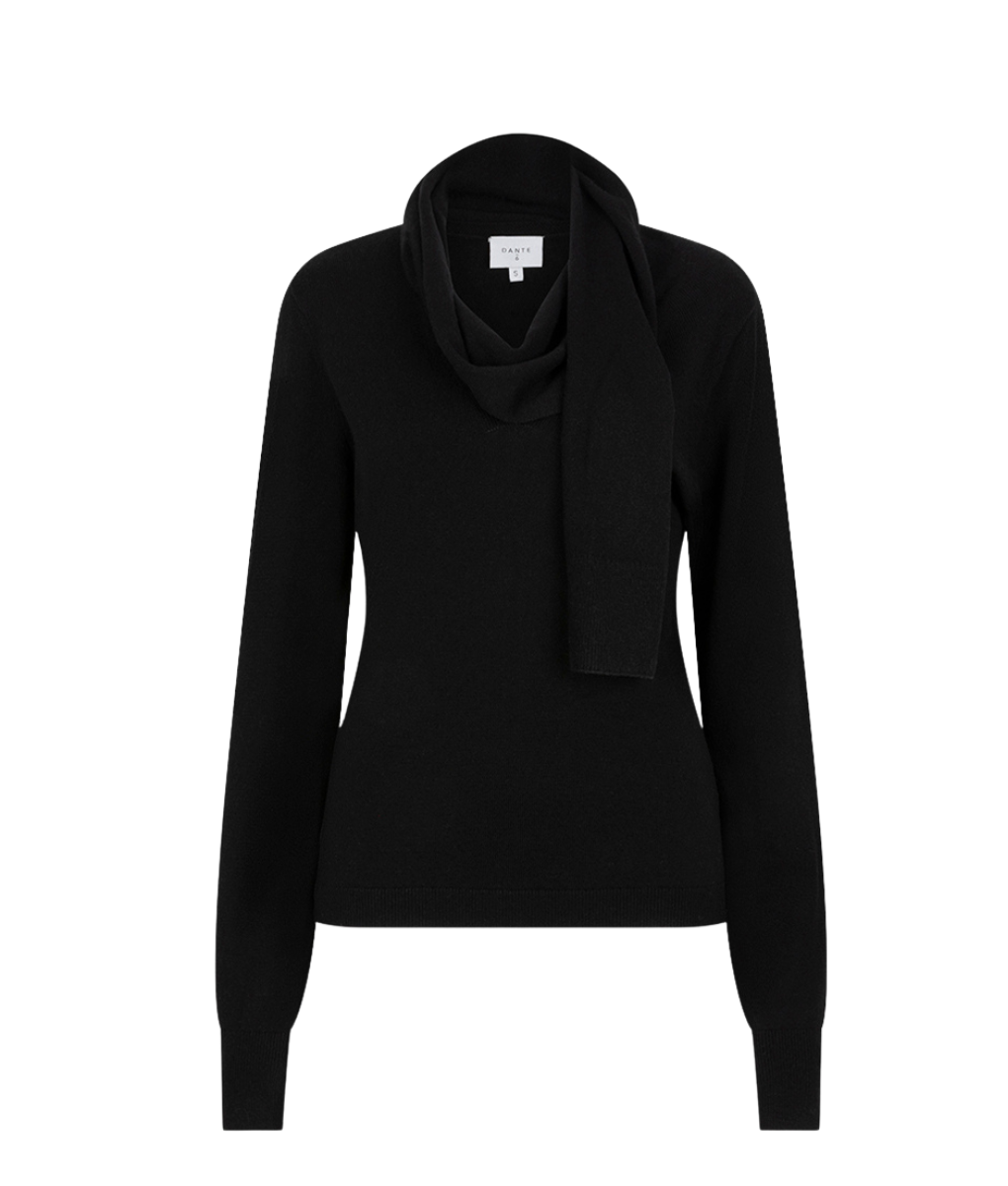 Darren scarf collar sweater