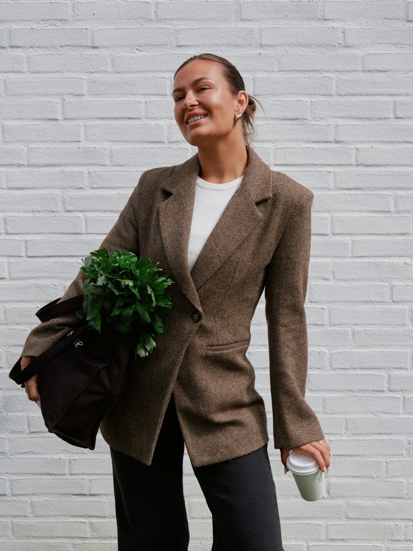 Bowie Herringbone Blazer