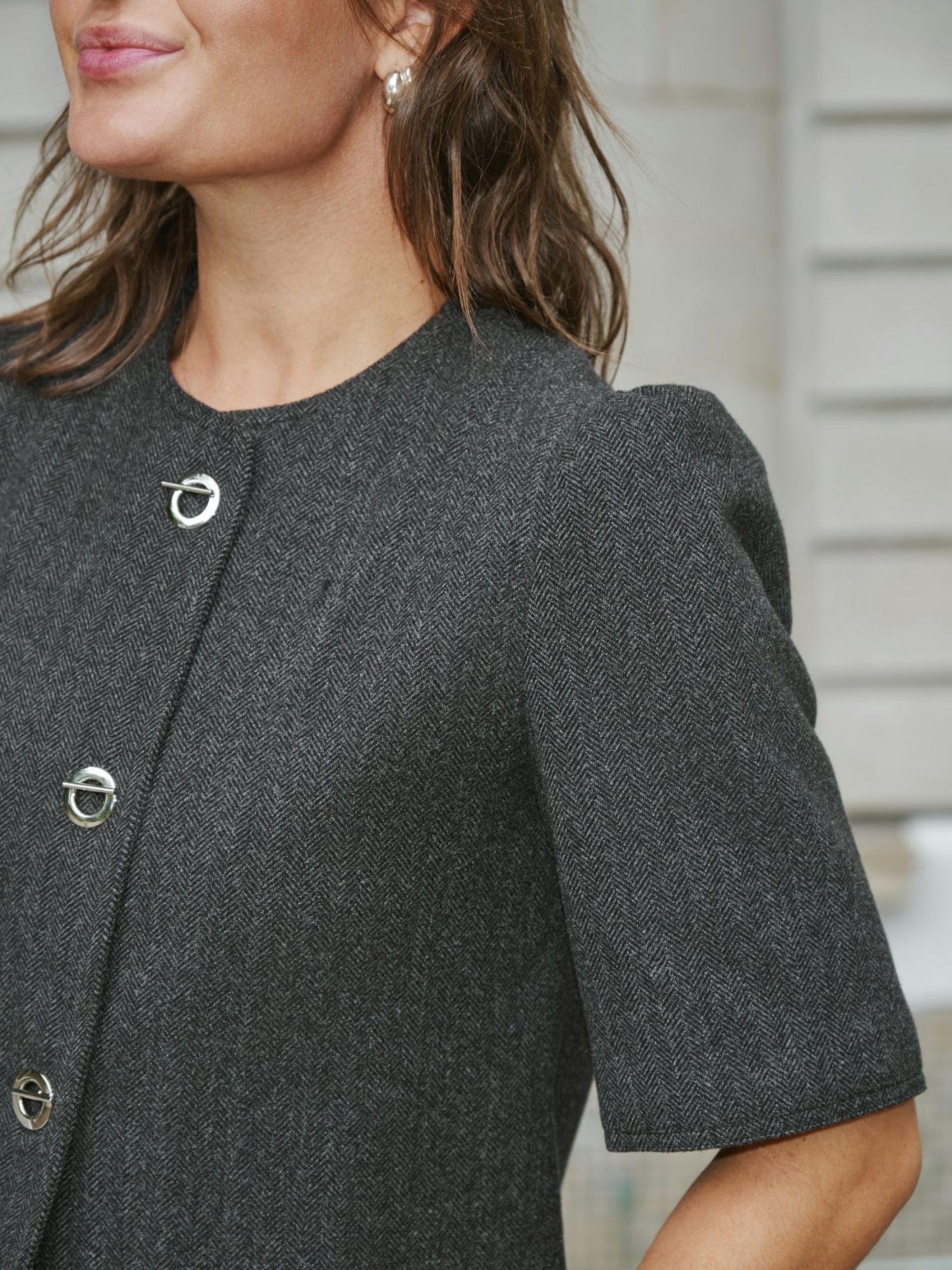 Xanthe Herringbone Blazer