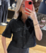 Spike Tweed Lurex Blouse