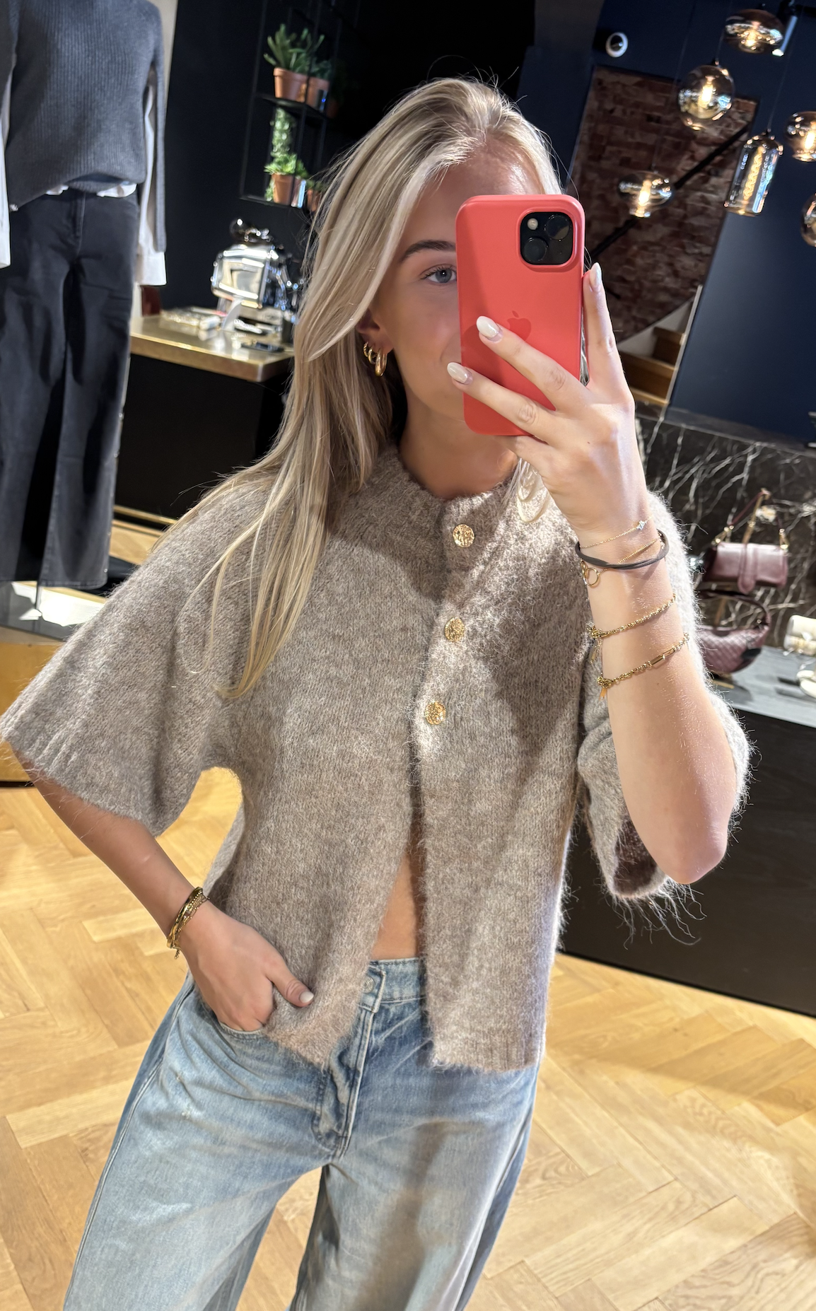 Benuta Fluffy Knit Cardigan