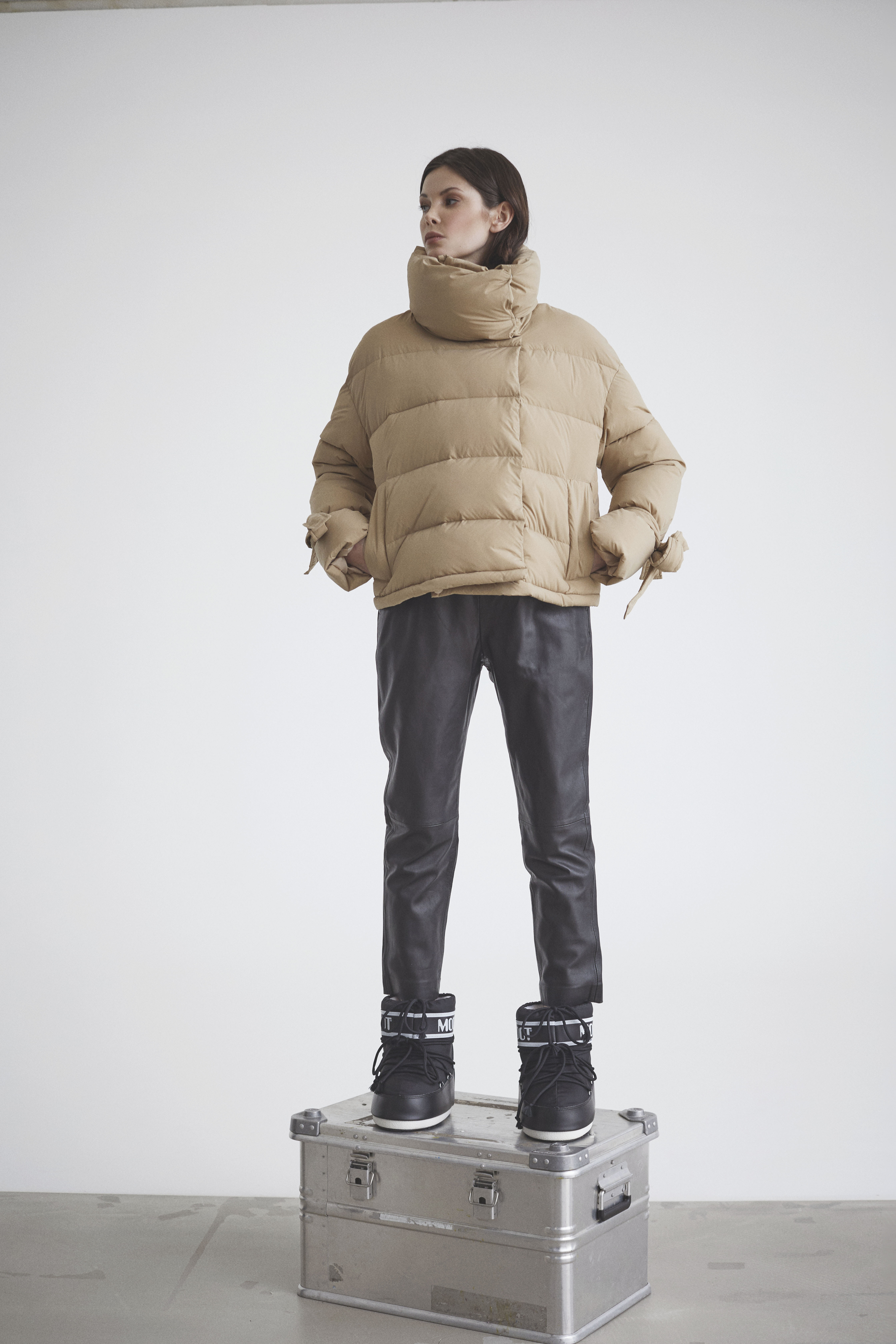 Megan Crop Puffer Jacket