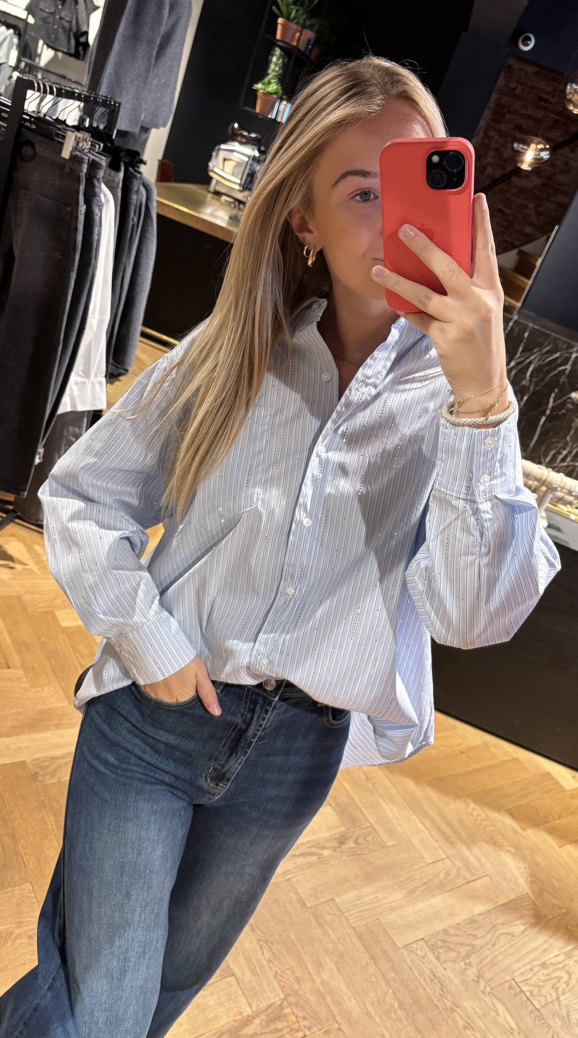 Dalma Pattern Stone Shirt