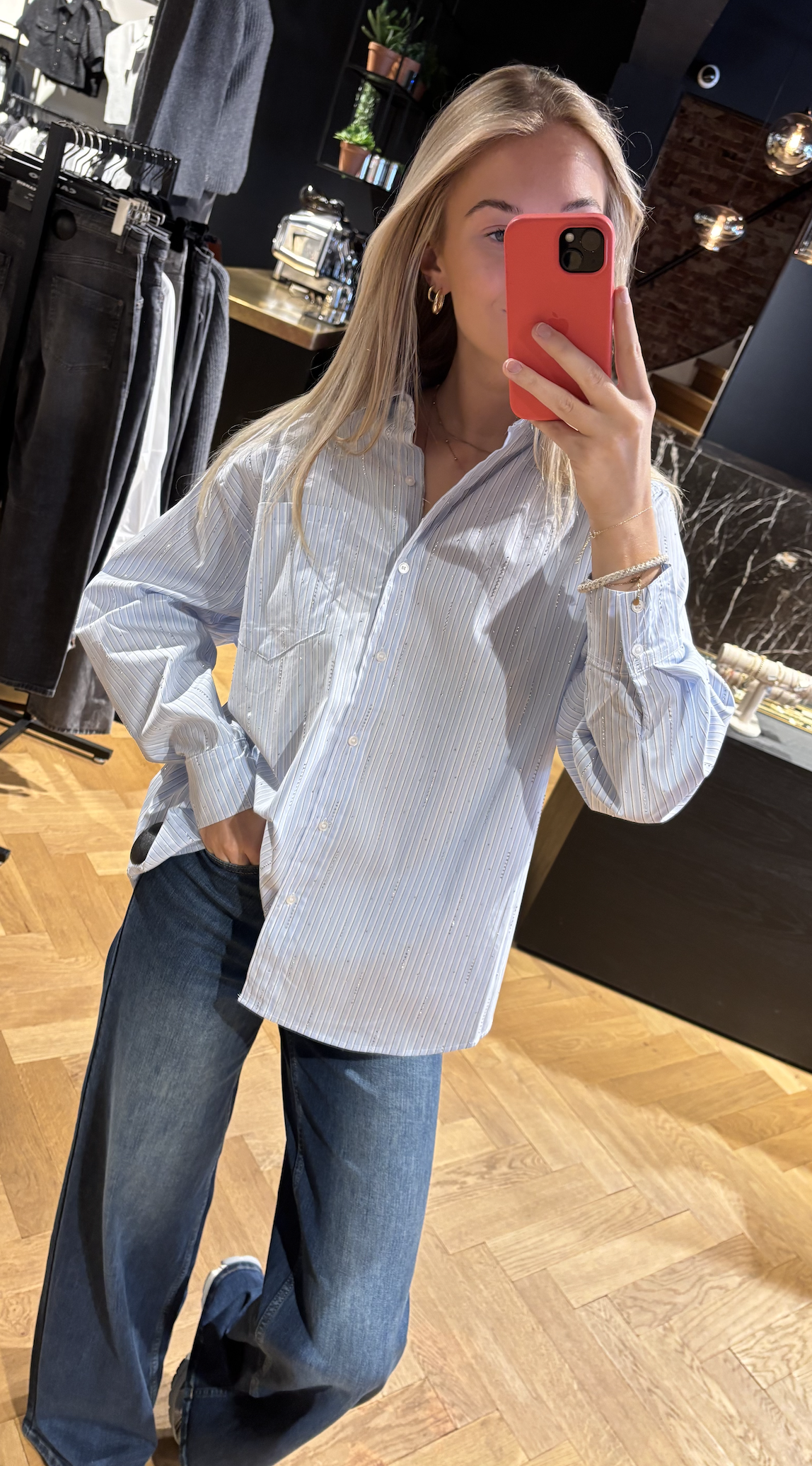 Dalma Pattern Stone Shirt