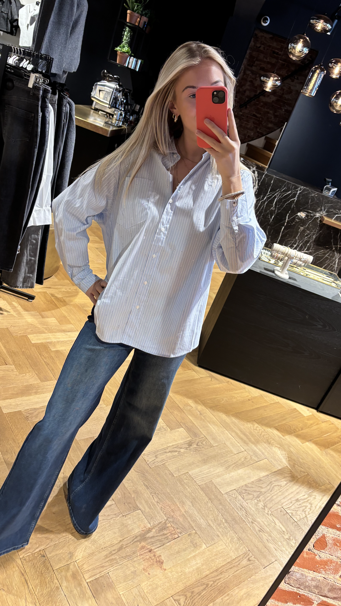 Dalma Pattern Stone Shirt