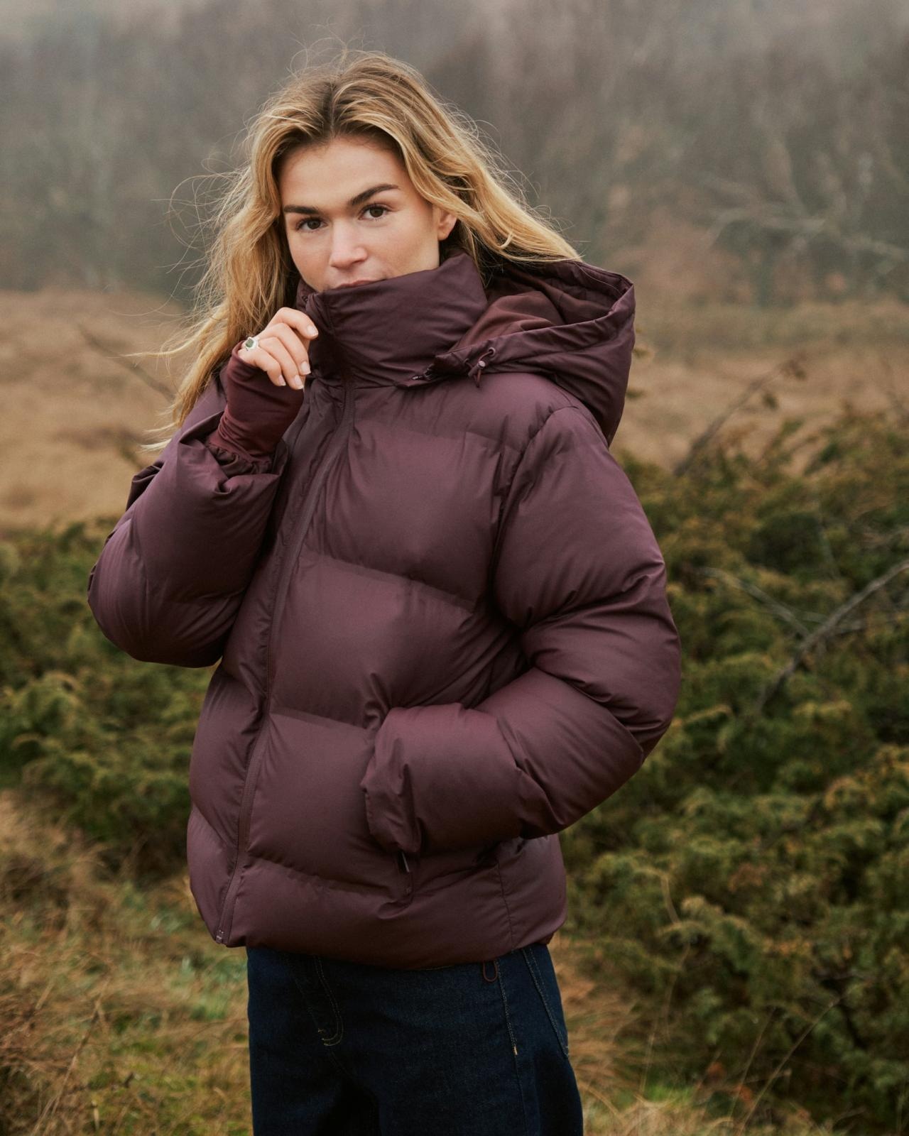 Neo Noir Fox Puffer Jacket