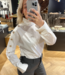 Sanna Asym Button Blouse