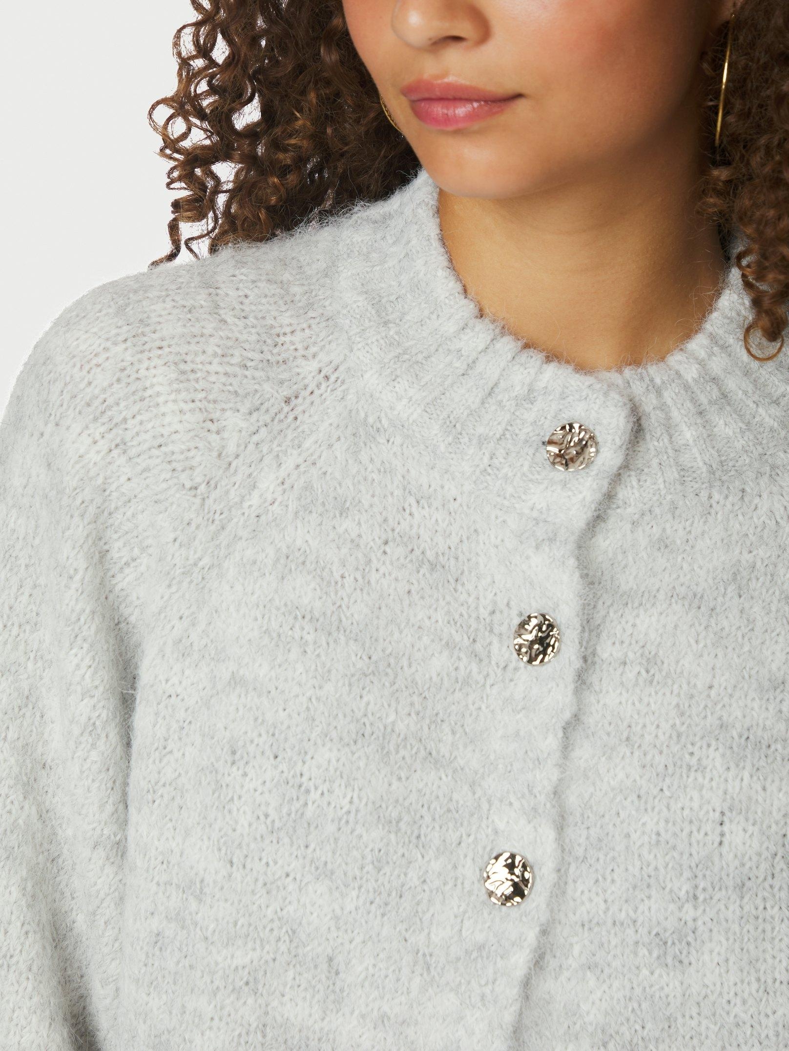 Benuta Fluffy Knit Cardigan