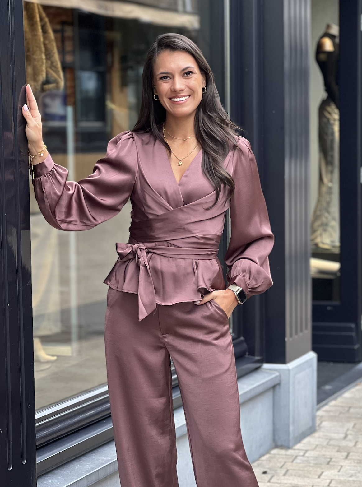 Rista Heavy Sateen Blouse