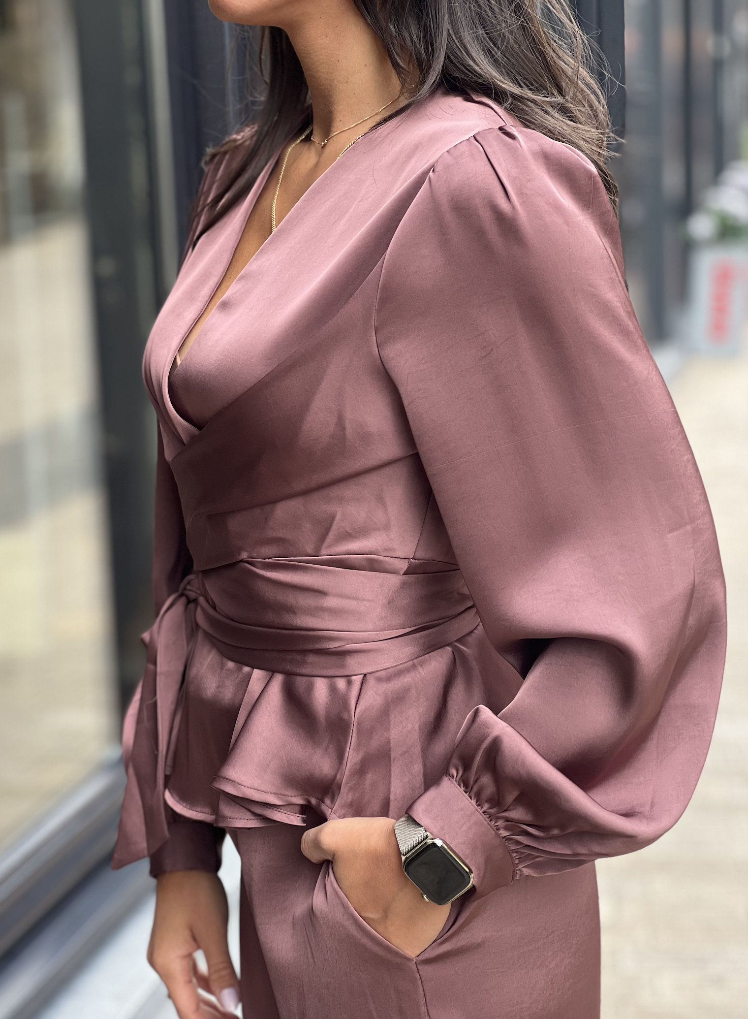 Rista Heavy Sateen Blouse