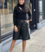 Avery faux leather bermuda
