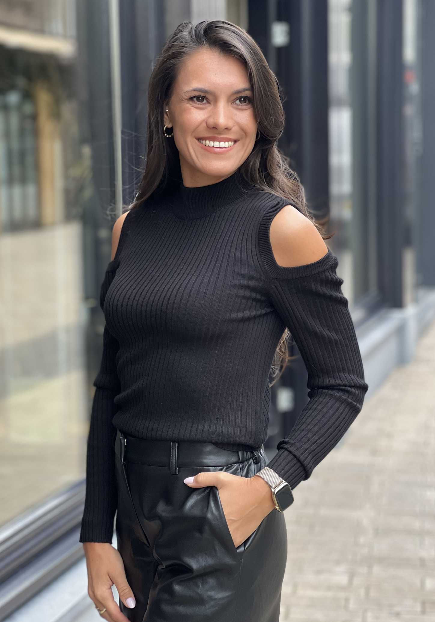 Co'couture Balin Off-Shoulder Knit