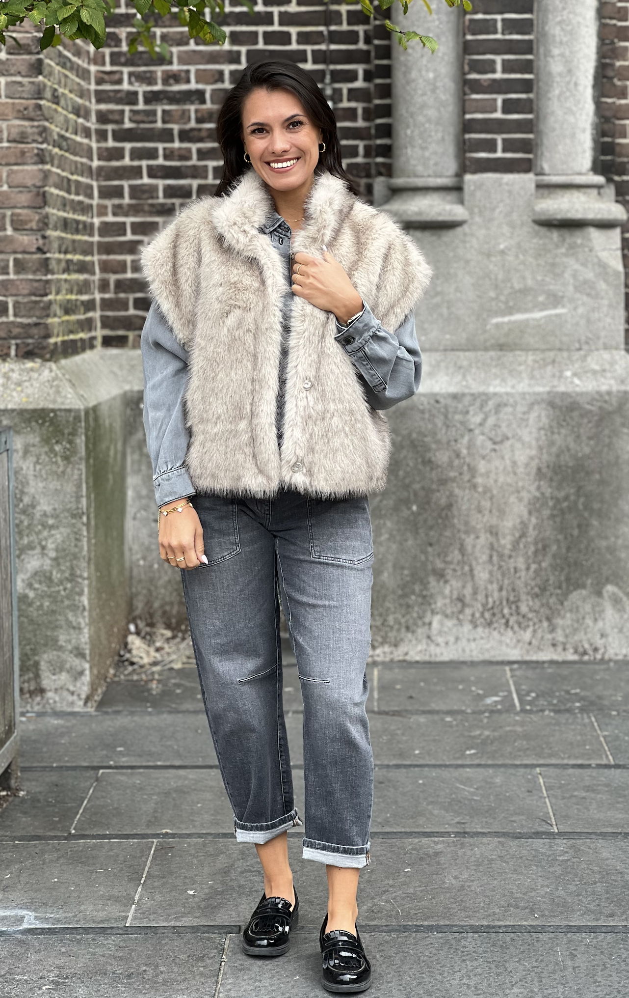 Kevini Faux Fur Vest