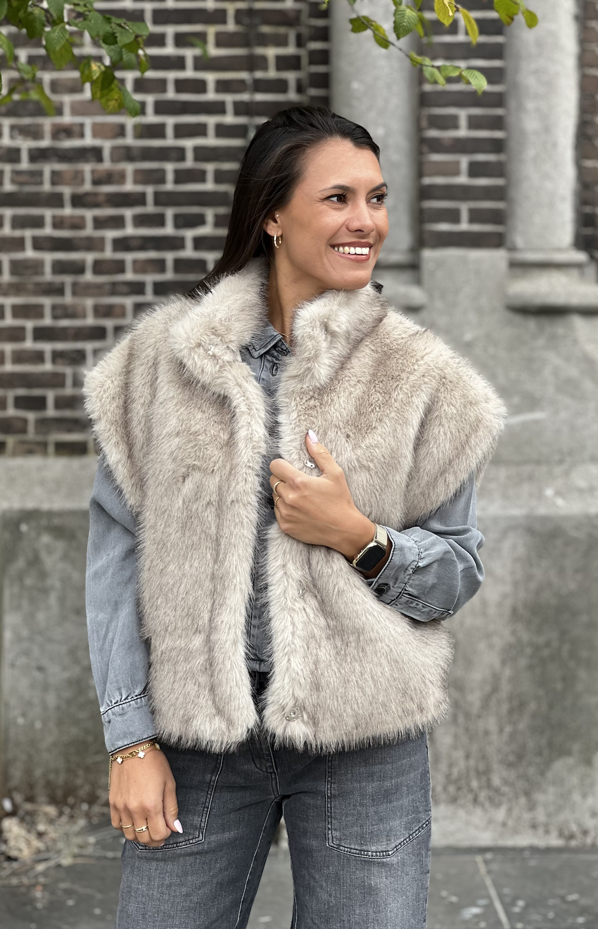 Kevini Faux Fur Vest