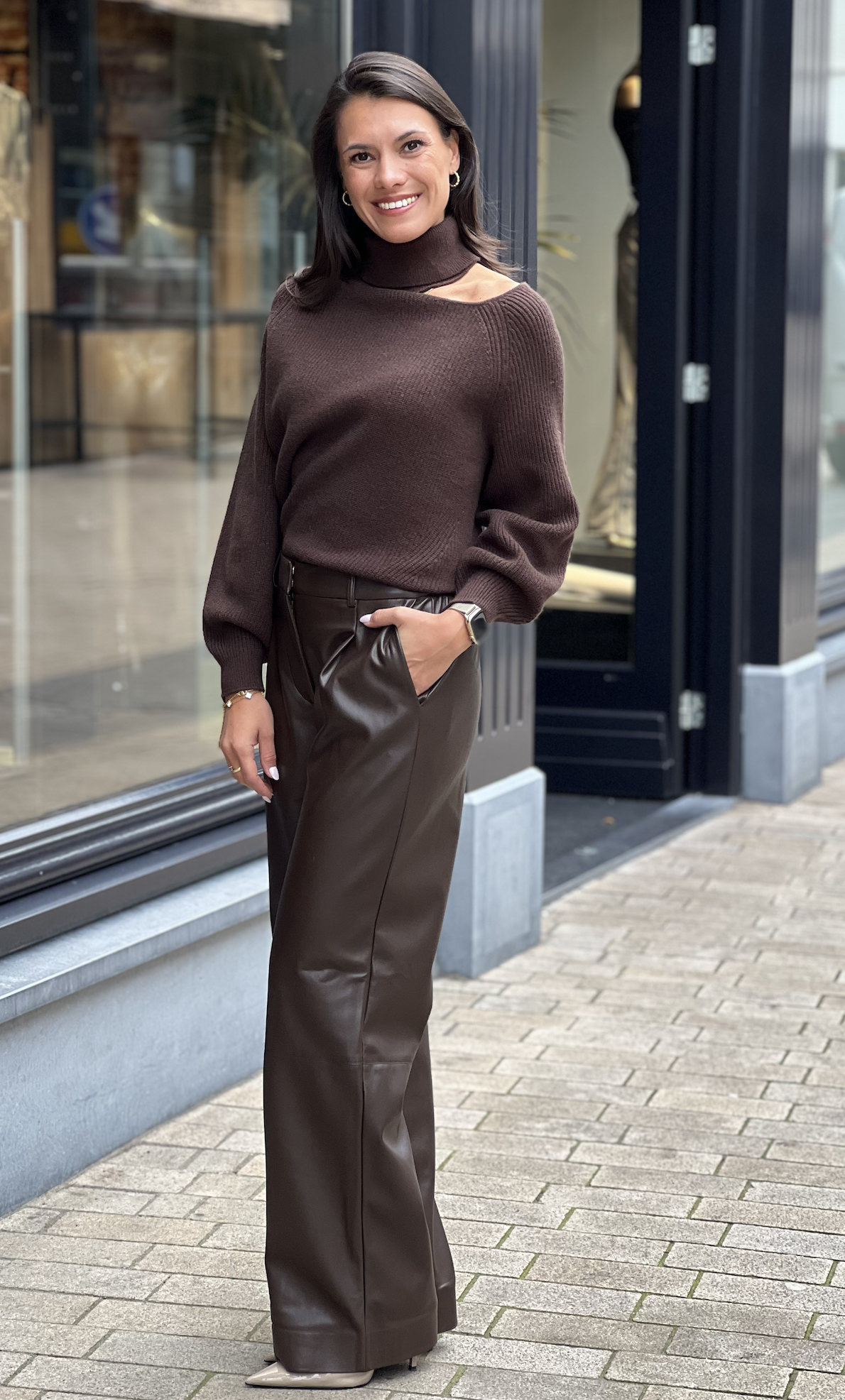 Marenna asymetrical  sweater