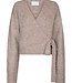 Ronia Fluffy Wrap Knit Cardigan