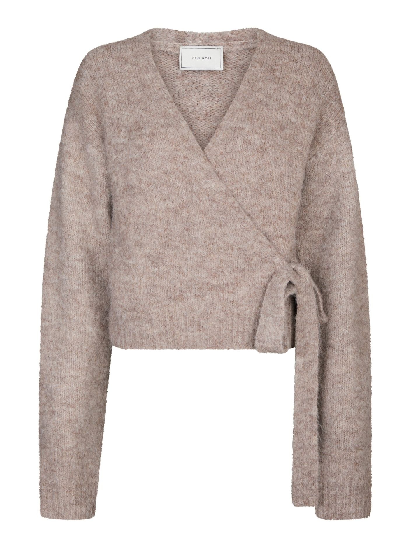 Ronia Fluffy Wrap Knit Cardigan