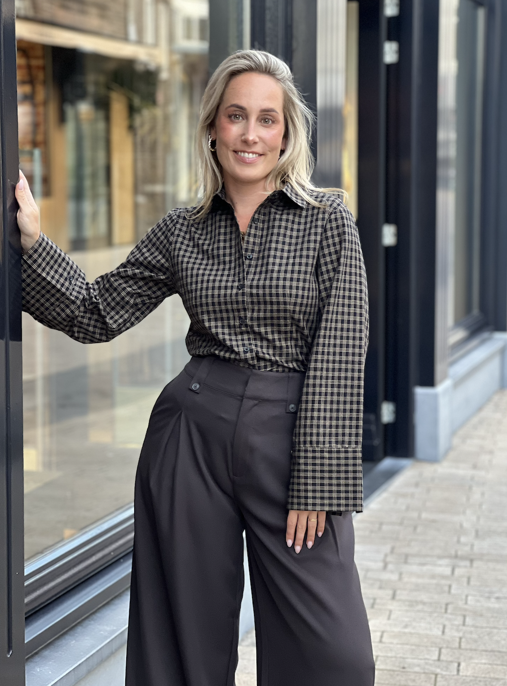 Rosa Mini Check Shirt